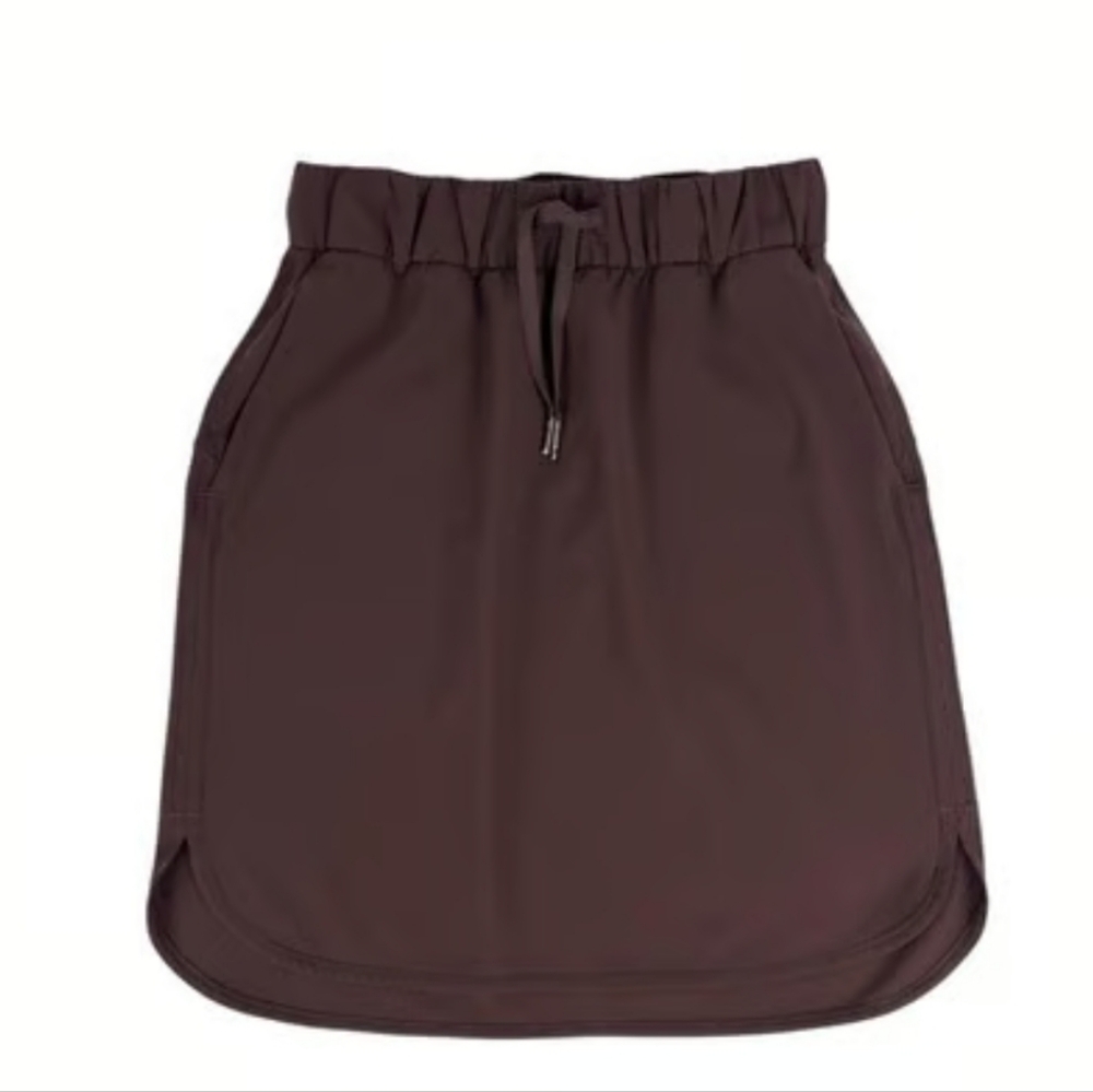 lululemon athletica Chocolate Brown Mini Skirt